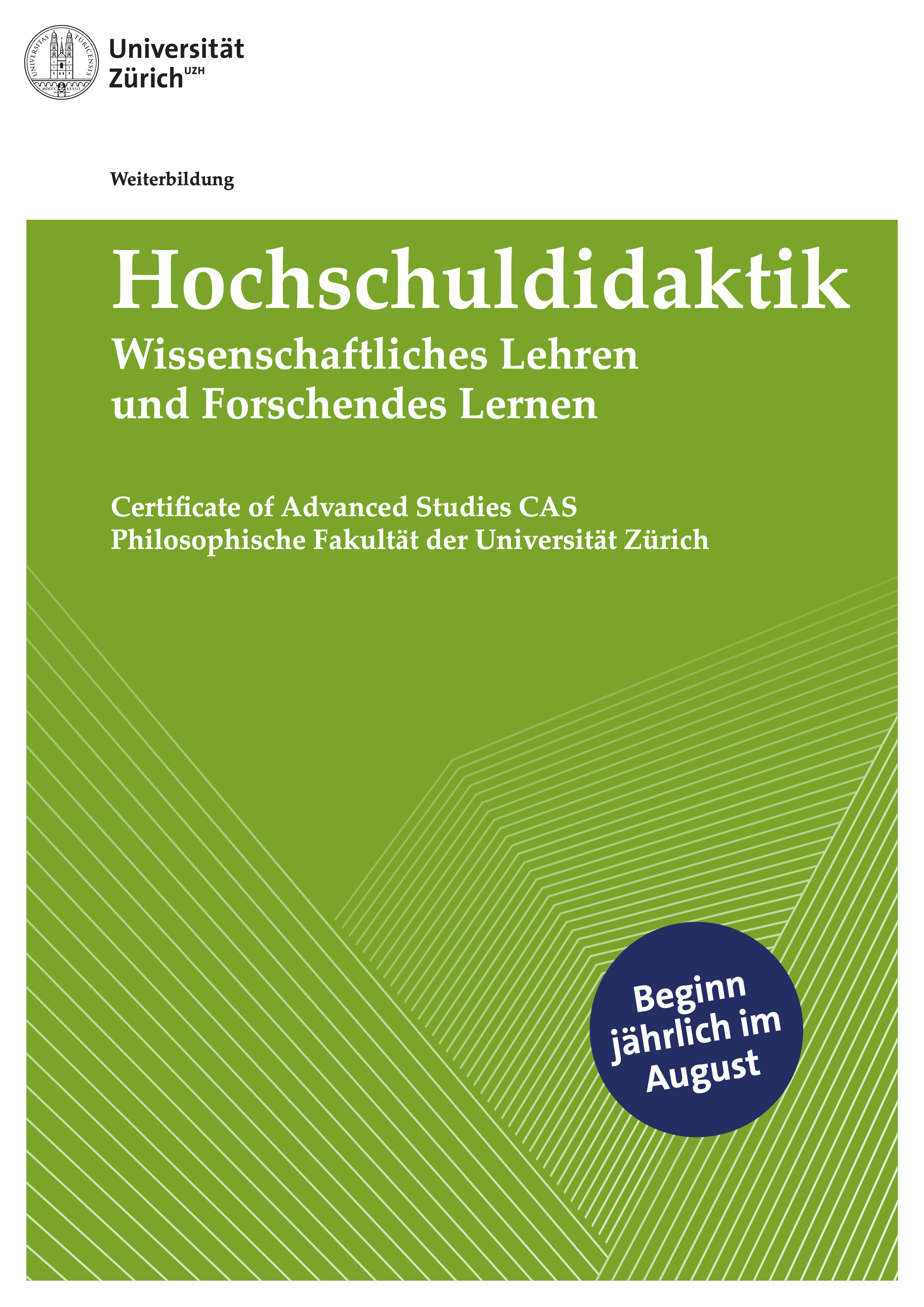 Booklet CAS Higher Education